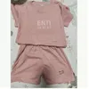 Designer bébé enfants vêtements garçons filles vêtements ensembles été luxe t-shirts et shorts survêtement enfants tenues chemises à manches courtes pantalons AAA