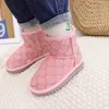 2023 Designer Snow Boots Children's Winter Warm Shoes Boys and Girls' Non slip Casual Shoes Mini Boots Baby Short Boots Youth Gift Sizes 26-35