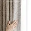 Curtain Japanese Style Curtains For Living Dining Room Bedroom Simple Literary Jacquard Lace French Window Woven