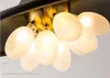 Nordique Loft Style moderne pendentif LED lumière fer verre raisin modélisation lampe suspendue décor à la maison éclairage intérieur Droplight LL