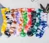 Party Favor Tiedye Socks Four Seasons Men039s i Women039s Długie Tube Skarpetki bawełniane NK Sports Highop Ins Tide Candycolore4562875