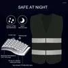 Motorradbekleidung 1/2pcs Car Reflective Safety Vest Autoteile Streifen für Tankstellen Reinigung Sanitatio -Zyklus hoher Sichtbarkeit