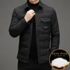 남자 재킷 남성 패션 클래식 다운 재킷 따뜻한 2023 겨울 코트 두꺼운 복어 더 헌신 Homme Parkas Chaquetas abrigos erkek mont 231123