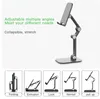 Three Sections Foldable Desk Mobile Phone Holder Adjustable Desktop Phone Stand For iPhone iPad Tablet Flexible