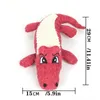 Dog Toys Chews Pet Chew Interactive Cartoon Animal Plush Alligator Shape Sound Toy Gnawing Grinding Teeth Training Supplies 231123