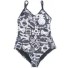 Women One Piece Swimodears Designer Sexy Swimsuit Drukuj luksusowy kantar