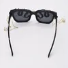 Zonnebril INS 2023 Rozen Barok Slang vrouwen Lentes Oculos Gafas De Sol Feminino Lunette Soleil Chain Zonnebril Mujer