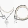 Дизайнерское ожерелье с подвеской из стерлингового серебра S925 Pop Air с застежкой и бриллиантами, женские ювелирные изделия, подарочная коробка