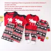 Family Matching Outfits Christmas Pajamas Set Warm Adult Kids Girls Boy Mommy Sleepwear Mother Daughter Clothes Dropship 231122