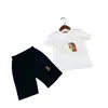 T-shirt à manches courtes et short en coton pour enfants, costume pionnier de la mode pour hommes et femmes, tendance 90-2023 CM, D185, 160