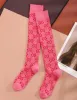 مصمم للسيدات الجوارب الجوارب الفاخرة G Sock Fashion شوارع كبار مريحة في الركبة ساق الجوارب أعلى الجوارب