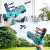 Nuovo nuovo lanciatore di aeroplani catapulta a bolle con 4 piccoli aerei giocattolo divertenti giocattoli per aerei per bambini aereo catapulta pistola gioco di tiro regalo