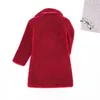 Jassen Lamb' voor meisjes jongens winter fleece warme bovenkleding herfst kindermode zoete jassen grote kinderkleding 2 12 jaar 231122