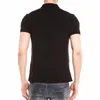 Polos pour hommes designer T-shirt High Street Broderie Polos à revers de couleur unie Jarretière Impression Top Qualité Cottom Vêtements Tees Polos plus la taille M-3XL # 4-5501