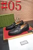 112model 2024 Men Leather Designer فستان فاخر أحذية Chaussure homme