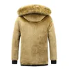 Men s Jackets Men Warm Parkas 2023 Winter Windproof Fleece Thick Jacket Coat Fashion Hooded Fur Collar Classic Casual Parka 231123