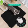 Nouveau tapis de litière pour chat tapis de piégeage imperméable à l'eau à double couche facile à nettoyer tapis de toilette antidérapant tapis à gratter pour chat grand coussin de pied