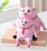 Декомпрессионная кукла Piggy Pinch Le, артефакт для снижения стресса, розовая свинья, вентиляционное отверстие, детская креативная игрушка для офиса, медленный отскок