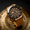 Zegarek 2023 Nowy Ipose Ix Dao Bronze Vintage Men Automatyczne zegarek mechaniczny PT5000 Sapphire Waterresistant C3 Clock RELOJ HOMBREQ231123