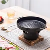 Churrasqueiras Mini Fogão a Álcool Churrasco Grill Japonês Uma Pessoa Cozinhar Forno Destacável Placa Ao Ar Livre Assar Ferramentas de Carne 231122