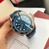 Toppdesigner Luxury Mens Watch High Quality 300 Automatic Mechanical 2813 Movement Diving Luminous Seahorse Sports rostfritt stål Gummiklocka