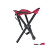 キャンプ家具アウトトアカムハイキング折りたたみ椅子シートのための3本足のスツールを持ち運びに簡単な釣りスツールドロップデリバリースポーツDHO6T