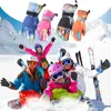 Skihandschuhe Professionelle Winter-Skihandschuhe Männer Frauen Eltern-Kind-beheizte Skihandschuhe Fahrrad Radfahren Snowboard Schneemobil Touchscreen-Handschuhe 231122