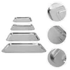 Couverts Ensembles 4 Pcs Plateau De Cuisson Outils Ménagers Plateaux De Laboratoire Assiette À Dessert Feuille Pan Plat