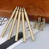 Straight Brass Pens Handmade Retro Signature Pure Copper Metal Office Supplies Stationery