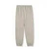 Men's Pants Autumn Winter 450G Heavyweight Cotton Athletic For Men Women Simple Solid Color Loose Corset Casual