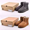 Australien av högsta kvalitet WGG Classic Tall Real Leather Bailey DR545-11 Boot Girl Botte Bowknot Women's Bow Snow Boots