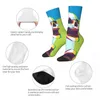 Мужские носки смешной сумасшедший компрессионный носок для мужчин хип -хоп Хараджуку головы счастливого качества