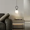 Lampade a sospensione Vetro di ghiaccio G9 Luci a LED Filo di rame oro nero Lampada da comodino regolabile Sala da pranzo Apparecchi di illuminazione a sospensione per cucina