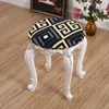 Housses de chaise 1pc couverture de tabouret de Bar rond Style Floral pour coiffeuse bureau élastique Anti-sale siège protecteur