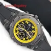 AP Swiss Luxury Watch Royal Oak Offshore Series 42mm Automatic Machinery 26176fo Forged Carbon Bumble Men's Sports Watch