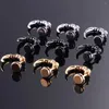 Boucles d'oreilles 1 paire Vintage griffe d'aigle pour femmes hommes Hiphop Anti allergique titane acier clous d'oreille vis Punk bijoux