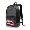 البيع الساخن مصمم توجيه الاتجاه النمر حقائب ظهر Shark School Propack Polyester Designer Backpack مع سحاب Pocket Simple All In Stock