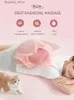 Massaging Neck Pillowws MARESE Kitten Shape Cordless Massage Pillow Neck Back Waist Leg Massager Shiatsu Kneading With Heat Pain Relief Christmas Gift Q231123