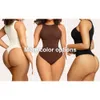 Taille Tummy Shaper Body-Hugging T-shirt Body Tops pour femmes Doux Ras du Cou Body Shaper String Combinaison Ventre Plat Corset Sexy String Shapewear 231122