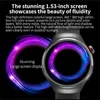 Wristwatches G7 MAX Smart Watch 1.53inch Custom Dial NFC AI Voice Assistant Compass Sport Tracker Men Women SmartwatchQ231123