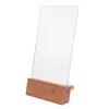 Decorative Plates Acrylic Stands Display Diploma Rectangle Certificate Wood Picture Holders Tables