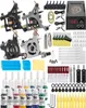 Tattoo Machine Complete Kit Spoelset Voeding Naalden Professioneel voor Beginner Starter 2209236462187