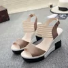 Sandalet Yeni Moda Kama Kadın Ayakkabı Sıradan Kemer Tokası Yüksek Topuk Ayakkabı Balık Ağız Sandalet 2020 Lüks Sandal Kadınlar Buty Damskie J230422