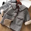 جاكيتات Kids Girl Overcoat Fashion Fashion Coat -Wool Coat for Girls Teens antumn stack stack