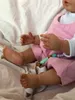 Bebekler NPK 55cm Tam Vücut Silikon Su Geçirmez Yürümeye Başlayan Kız Bebek Prenses Betty Yaşam Sof Touch 3D Cilt Çoklu Katmanlar Boyama 231122