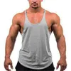 Herrtankstoppar sommaren vanlig bodybuilding tank top män fitness stringer sport skjorta gym klädträning bomull tanktopp 230422