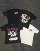 T-shirts pour hommes Y2K Top American High Street Marque à la mode Crâne Imprimer surdimensionné à manches courtes Hommes Gothique Rétro Harajuku Casual Lâche T-shirt