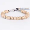 Charm Bracelets Handmade Xingyue Bodhi Seed Bead Armband For Men Tibetan Cotton Thread Lucky Knots Six Ture Words