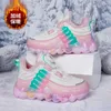 Pierwsze Walkers Spring Children Chłopcy Pu Sneakers malucha swobodne buty fur