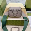 Mini bolsa em relevo com aba crossbody bolsa de ombro feminina bolsa pequena bolsa de lona couro genuíno carta clássica retro hardware destacável alça verde vermelha